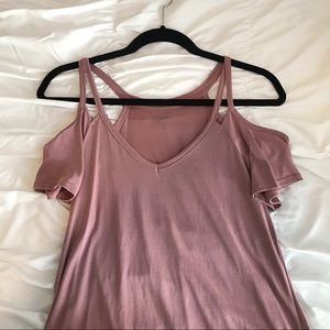 Francesca’s Cold-Shoulder Dress